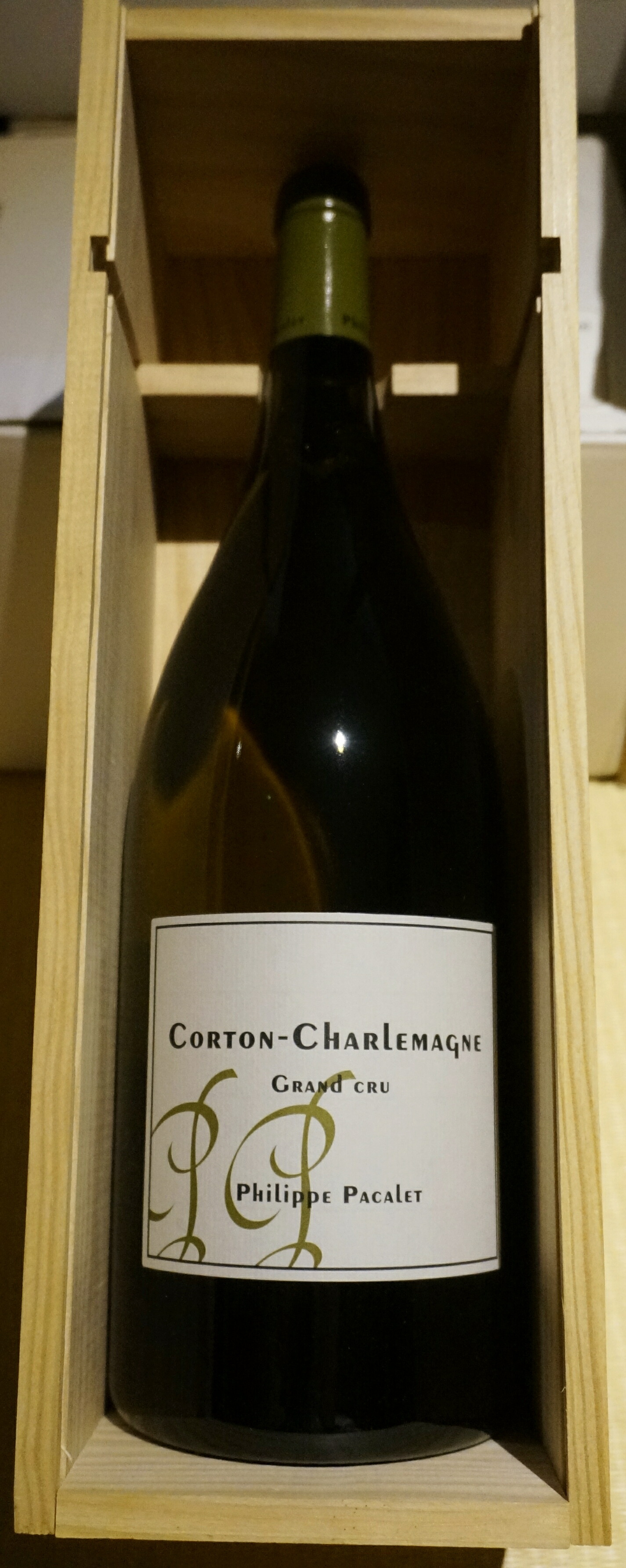 定番スタイル Philippe Pacalet<br>Corton Charlemagne 2018 1500ml<br