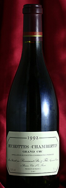RemoissenetRuchottes Chambertin [1992]750mlルショット・シャンベルタン[1992]750mlルモワスネ　Remoissenet｜ワインとお宿　千歳