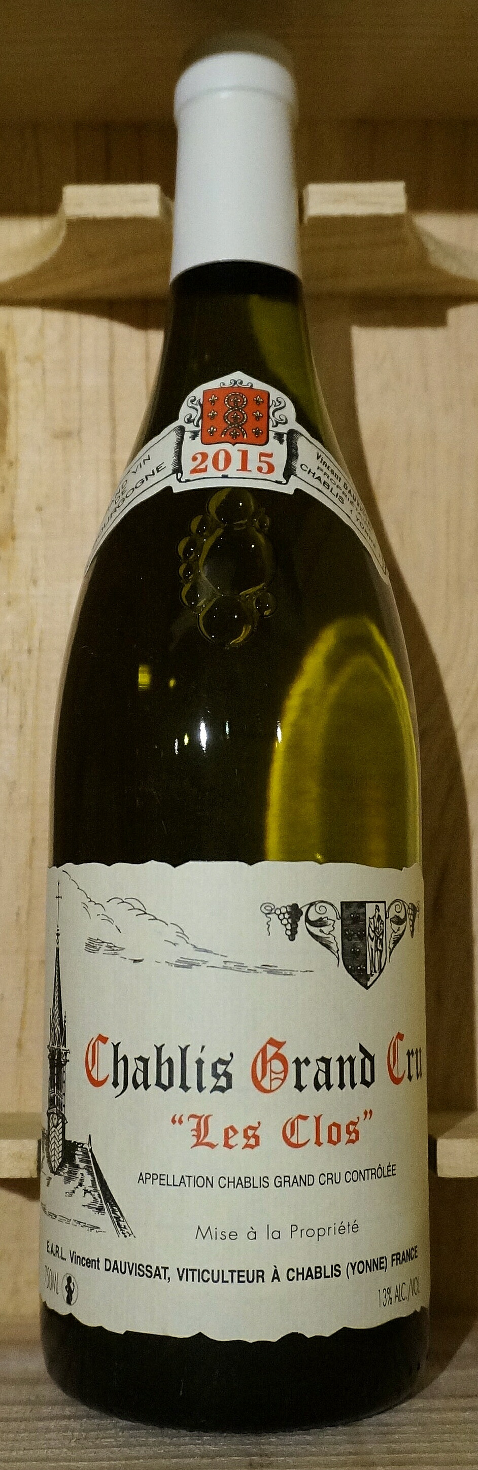 Vincent DauvissatChablis Les Clos [2015]750mlシャブリ・レ・クロ[2015]750mlヴァンサン・ドーヴィサVincent Dauvissat｜ワインとお宿　千歳