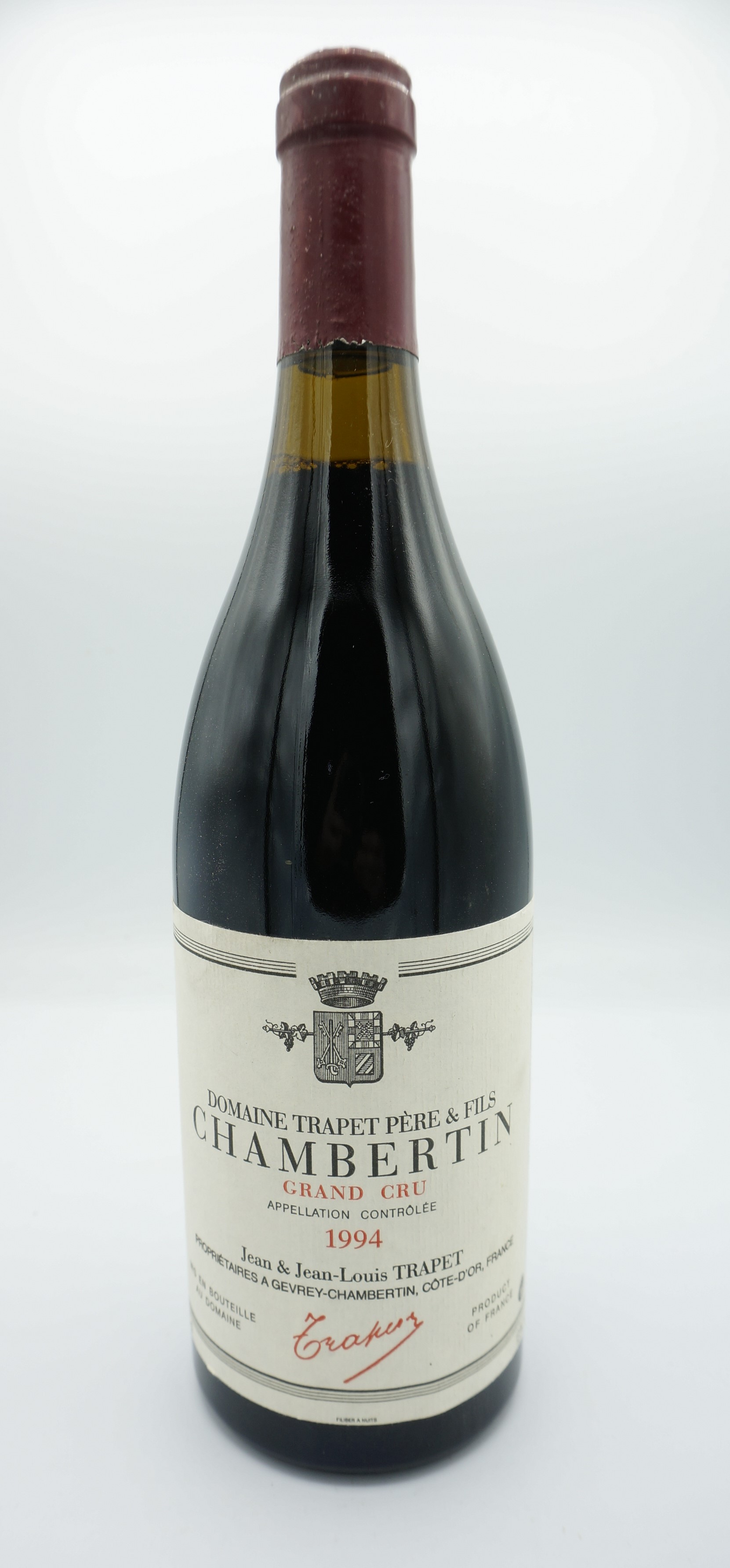 TrapetChambertin[1994]750ｍｌシャンベルタン[1994]750ｍｌトラペ Trapet｜ワインとお宿　千歳