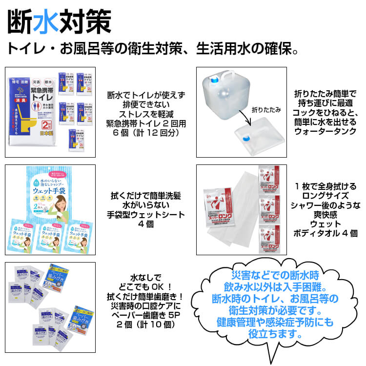 楽天市場 防災セット 在宅避難ボックス 防災セット 2人用 在宅避難セット 2人用 在宅避難 3密対策 断水対策 停電対策 断水 停電 台風対策 防災グッズ 防災用品 避難グッズ 避難用品 防災セット中身のみ 防災セット 中身だけ 防災用品 Z Style