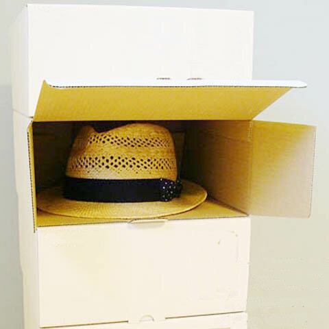 楽天市場 帽子収納箱 ハットボックス Lサイズ 白無地 帽子のアトリエ