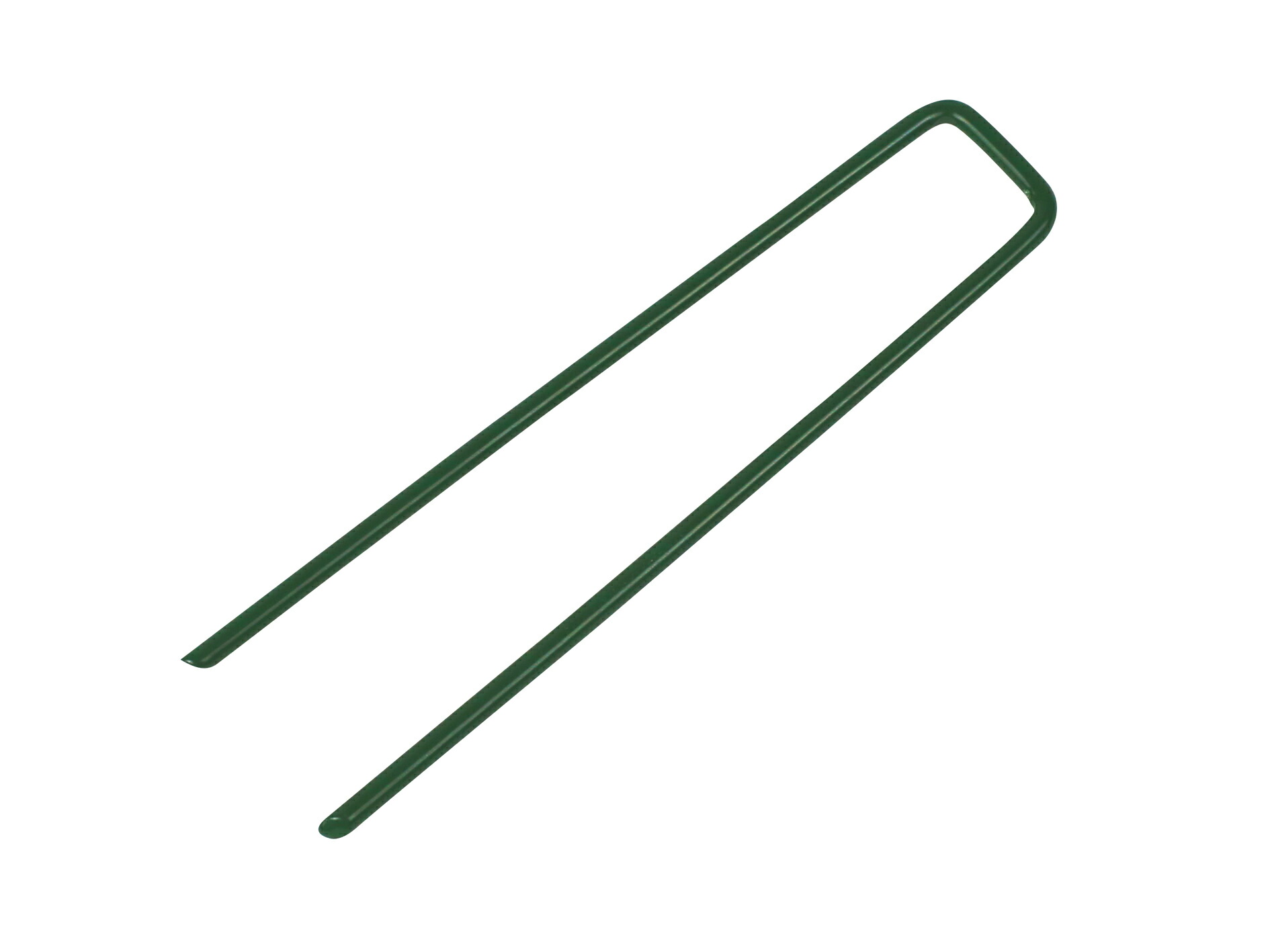 タフアンカー ユニオンビズ 高強度U字ピン 緑 30mm×153mm 100本入 GP-153 メモリーターフ 人工芝 副資材 部品 施工用