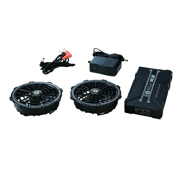 S-AIR ファン + バッテリー スターターキット Amazon | [武蔵野ユニフォーム] シンメン S-AIR 20Vファン