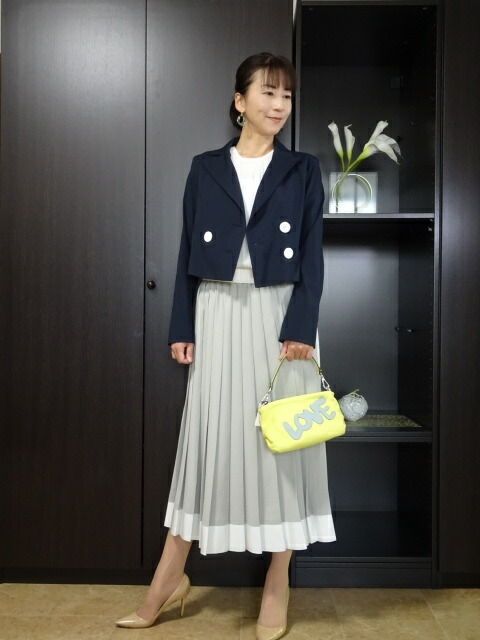 【春夏40％OFF!!】 blue greed　Apaiser lame（アぺゼラム）DAIMATSU スカート