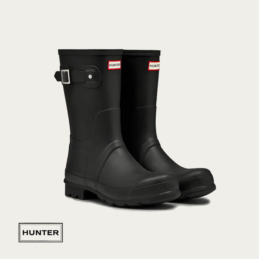 Mens ショート丈 正規コントロールカード付属 Hunter ハンター 長靴 Hunter メンズ靴 メンズ 商品番号 Mfs9000rma靴 Hunterjapan正規品 ハンター ブラック オリジナルショートブーツ 商品番号 Mfs9000rma Boutiquemiki レディーススタイル