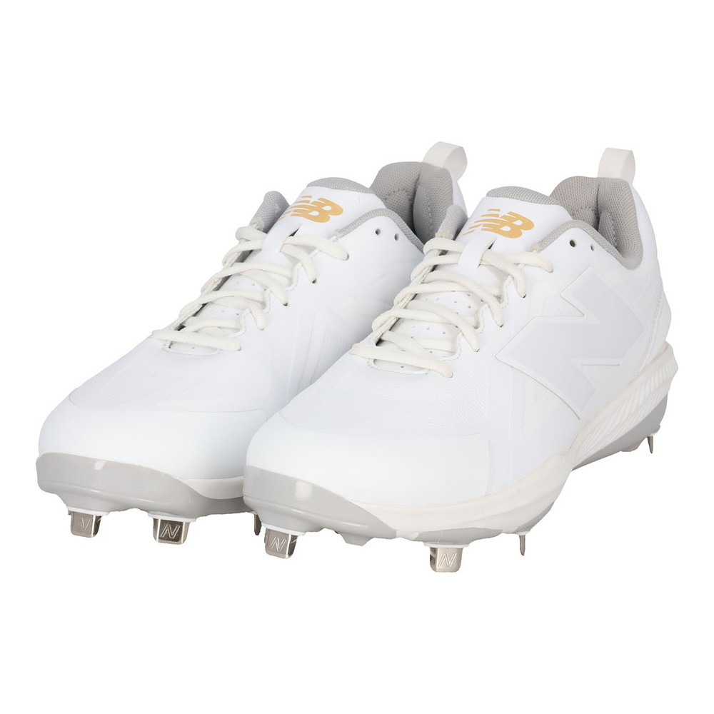 【ポイント10倍！要エントリー】New Balance ニューバランス 野球 スパイク シューズ FuelCell 1000 Metal V1 WHITE M10004ET2E｜BEE SPORTS 9,430円