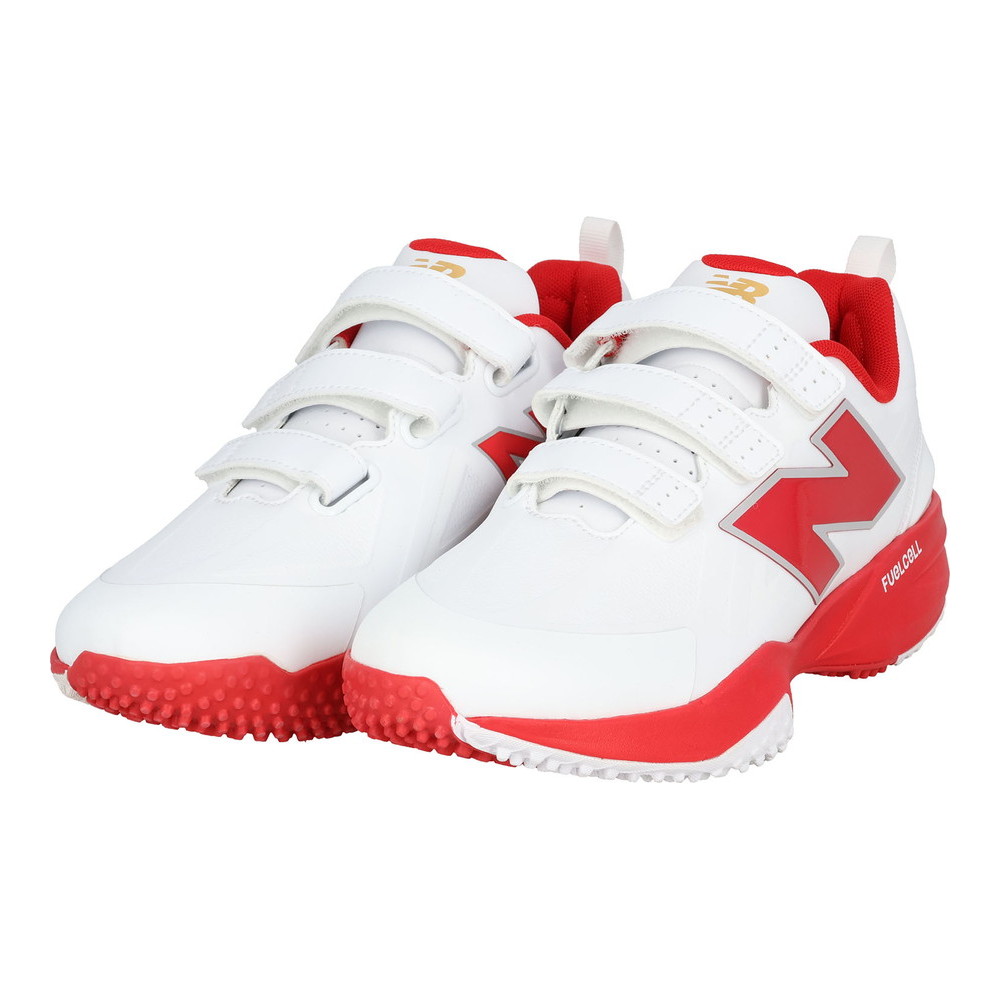 【ポイント10倍！要エントリー】New Balance ニューバランス シューズ FuelCell 1000 Turf V1 WHITE/RED M10007B02E｜BEE SPORTS