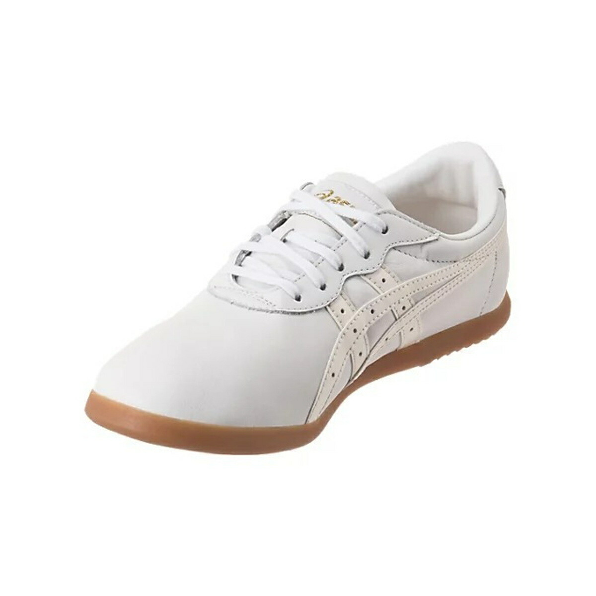 【ポイント10倍!要エントリー】asics アシックス TOW013 太極拳 シューズ ウーシュー WU 天然皮革製 ホワイトxパールホワイト ユニセックス シューズ|BEE SPORTS