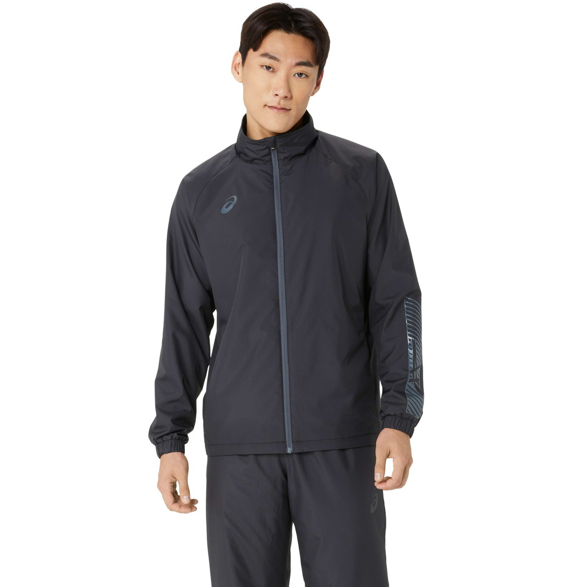 【ポイント最大10倍！要エントリー】asics アシックス 2031E745 メンズ 裏トリコットウインドブレーカージャケット パフォーマンスブラック