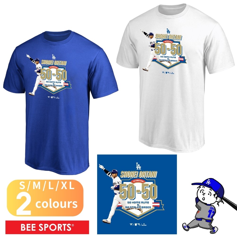 楽天市場】メジャーリーグ 大谷翔平 50-50 Club 達成記念Tシャツ