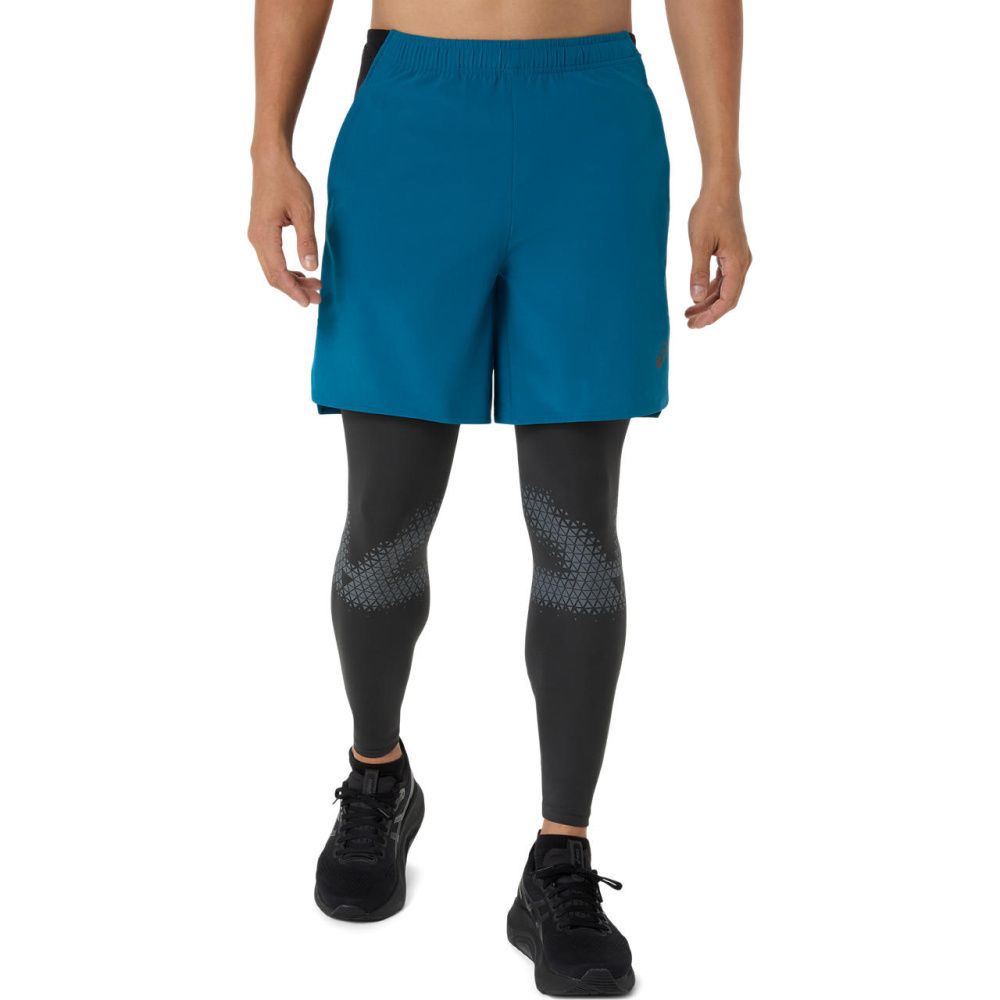 asics アシックス マルチポケット7インチショーツ 2011D101 ダークティール
