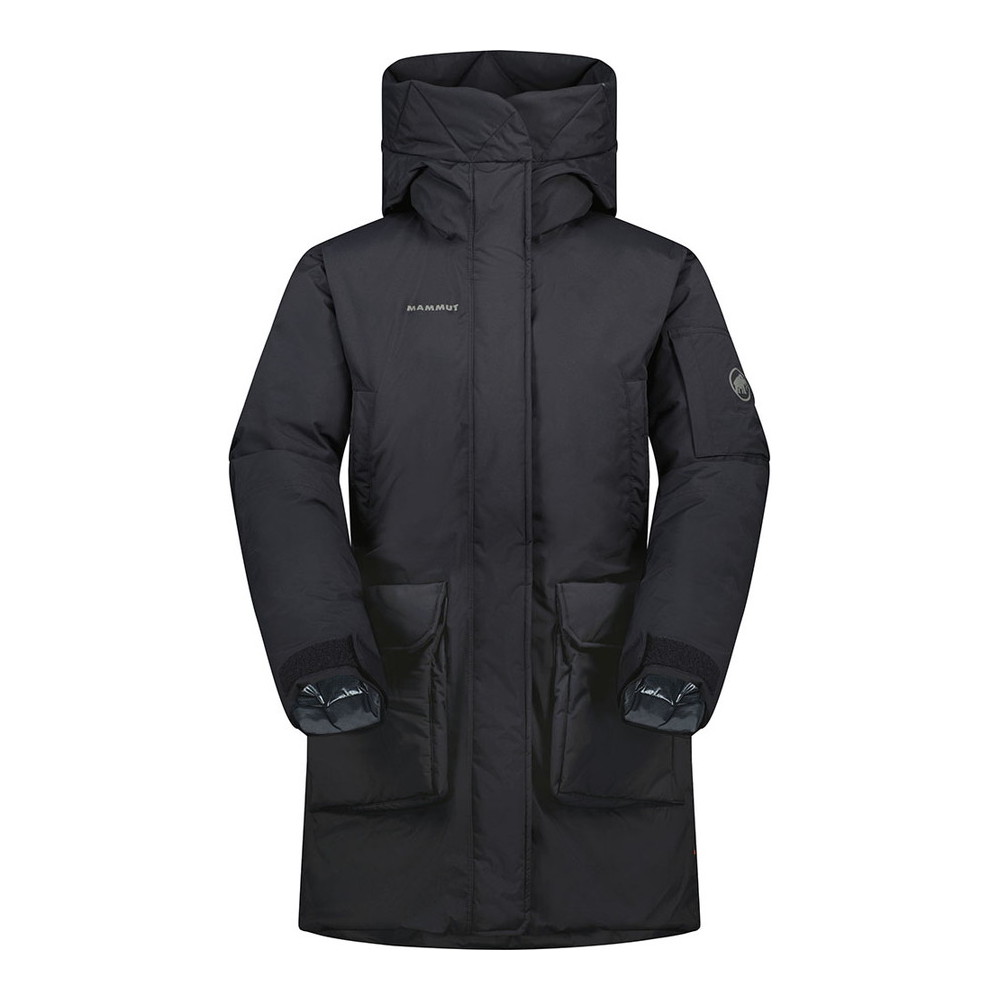 【ポイント10倍！要エントリー】MAMMUT マムート Floeberg HS Thermo Hooded Coat AF Women black 101030350｜BEE SPORTS