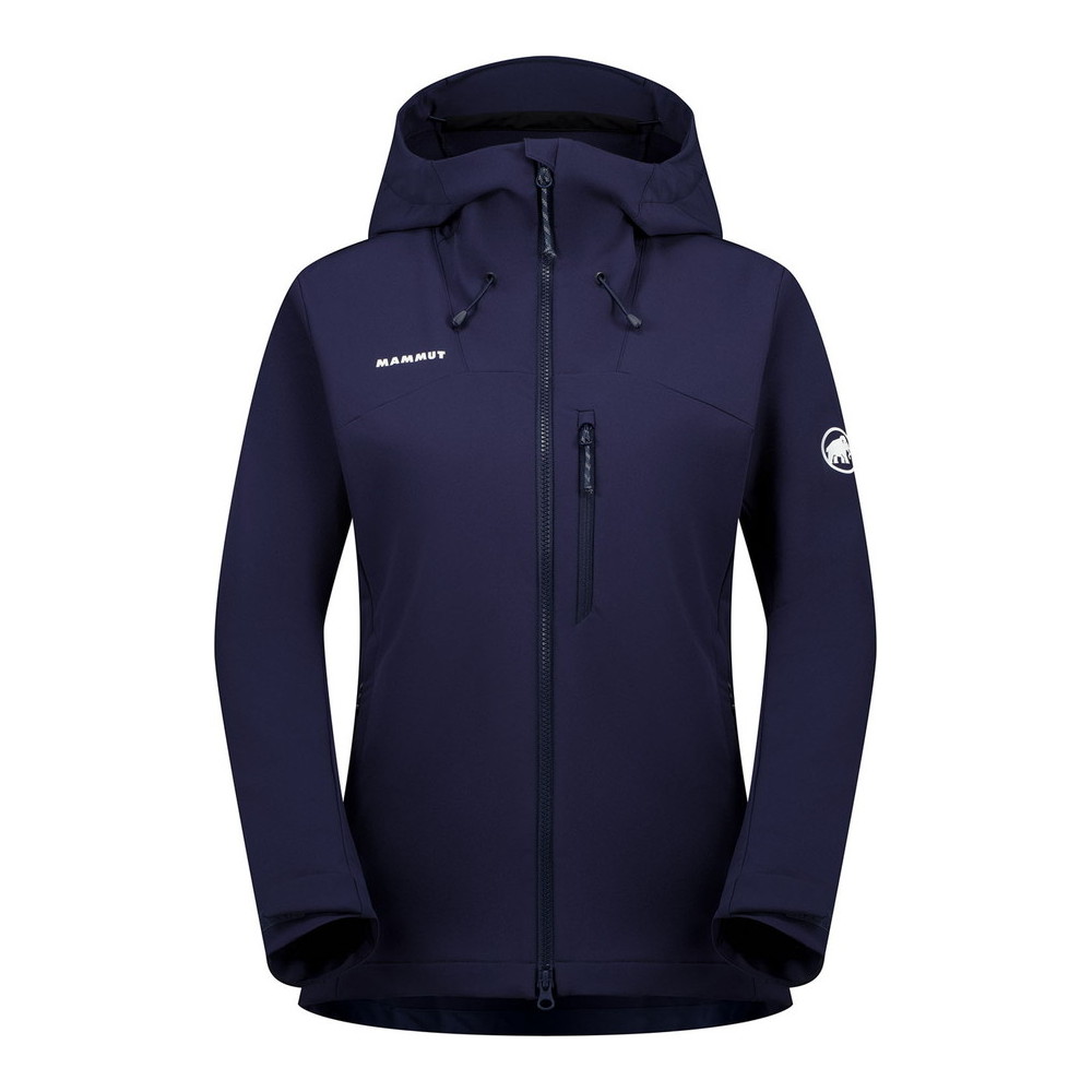 【ポイント10倍!要エントリー】MAMMUT マムート Trekkers SO Hooded Jacket AF Women marine 101102530|BEE SPORTS
