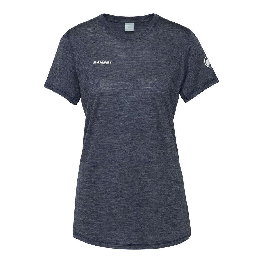 【ポイント10倍!要エントリー】MAMMUT マムート Tree Wool FL T-Shirt AF Women marine melange 101706690|BEE SPORTS