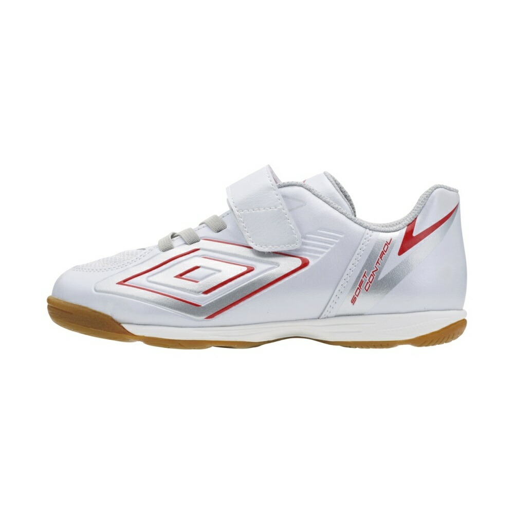 【ポイント最大10倍！要エントリー】アンブロ umbro UU4XJB66WR UMBRO やわらかコントロールサッカーシューズIN SB S.WHITE/RED/SLV