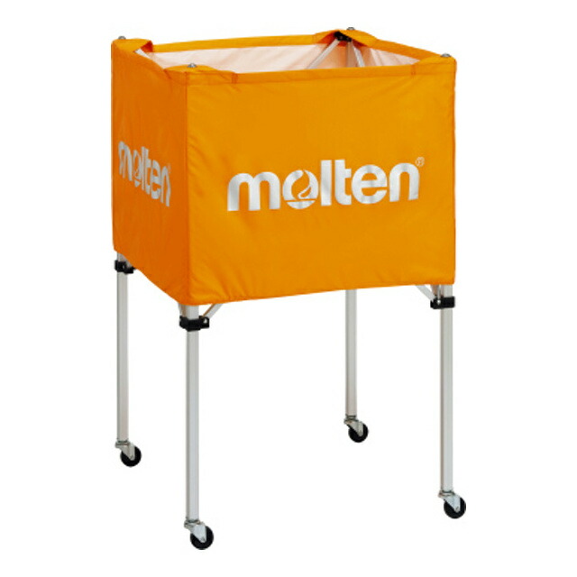molten モルテン BK0023-O 設備・備品 ボールカゴ 中・背高 オレンジ BK0023-O