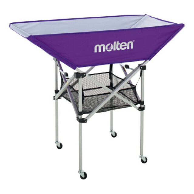 molten モルテン BK0033-V 設備・備品 折りたたみ式平型ボールカゴ 背高 紫 BK0033-V