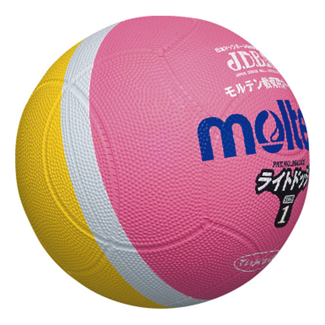 molten モルテン SLD1PL ドッジボール ボール ライトドッジボール ピンク×黄 57％以上節約