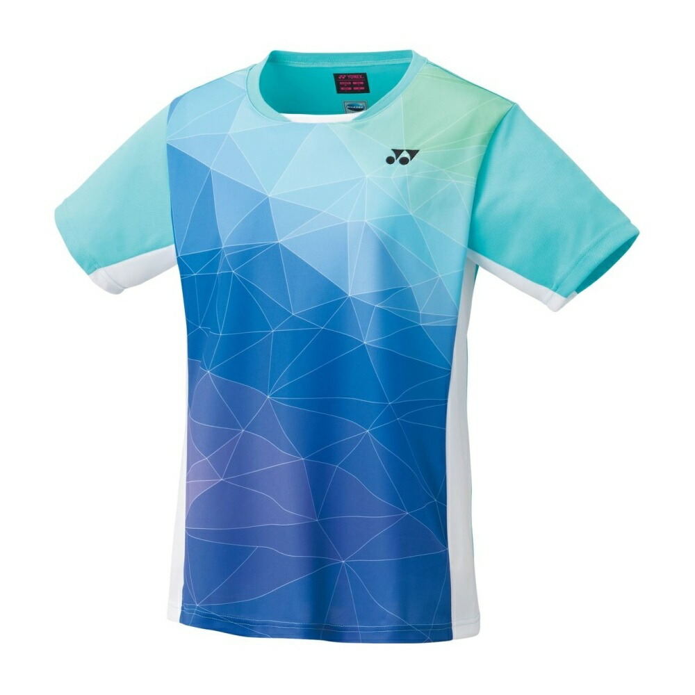 YONEX バドミントンウエア レディースM 青 ヨネックス/YONEX】Mサイズ ユニ ドライTシャツ 16803 テニス