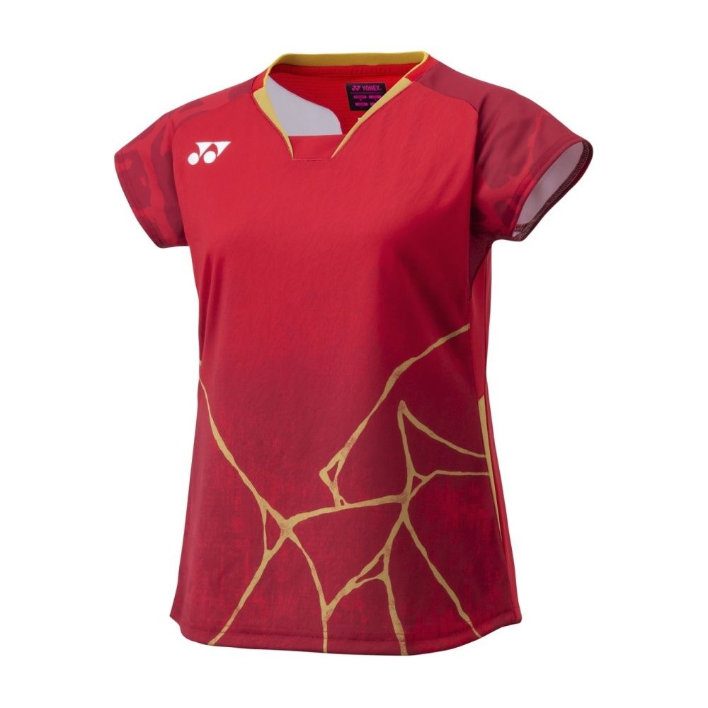 YONEX ヨネックス テニス バドミントン 20962 ウィメンズ ゲームシャツ 半袖 フィットシャツ ワイン