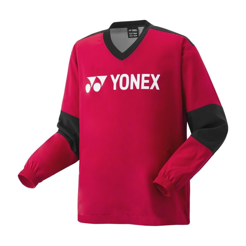 【ポイント最大10倍！要エントリー】YONEX ヨネックス テニス バドミントン 32039 ユニセックス 裏地付Vブレーカー ディープレッド