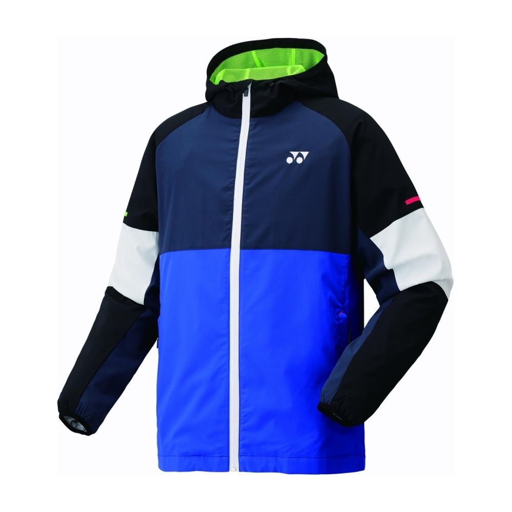 YONEX 52016 ユニ裏地付ウォームアップパーカー（ダークガン） サイズ