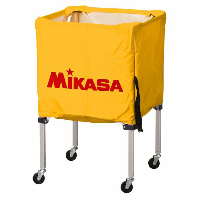 極細繊維クロス ミカサ(MIKASA) ボールカゴ(箱形)小 3点セットフレーム・幕体・キャリーケースイエロー BC-SP-SS Y 