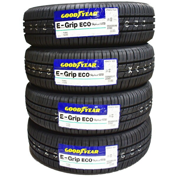 黒タタキSL/朱天黒 2022年製グッドイヤー EG01◇新品4本 155/65R14