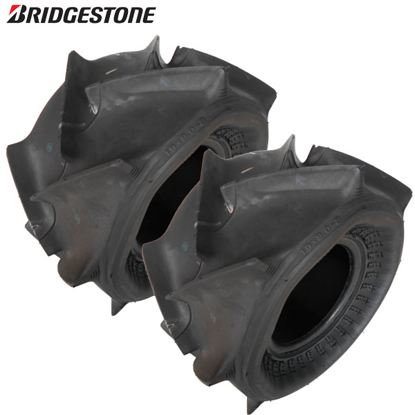 ブリヂストン FTI 19Ｘ9.0-8 T/L チューブレスタイヤ2本書き割り稲麦刈取機用 FARM TRI A19X90-8 19-90-8 19-9.0-8無し重圧タイア （※沖縄、離島は送りとどける不可）