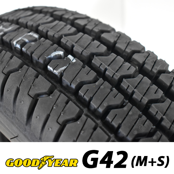 最大95％オフ！ グッドイヤー G42 145R12 6PR LT M74 ブラック TF367 スチールホイール ４本セット fucoa.cl