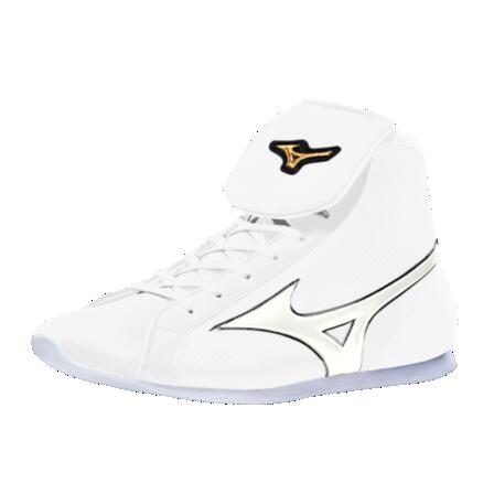 ミズノ ボクシングシューズ イージースペクトラ 05シルバー×52ゴールド縁取り MIZUNO ミズノ ボクシングシューズ イージースペクトラ 52メタル