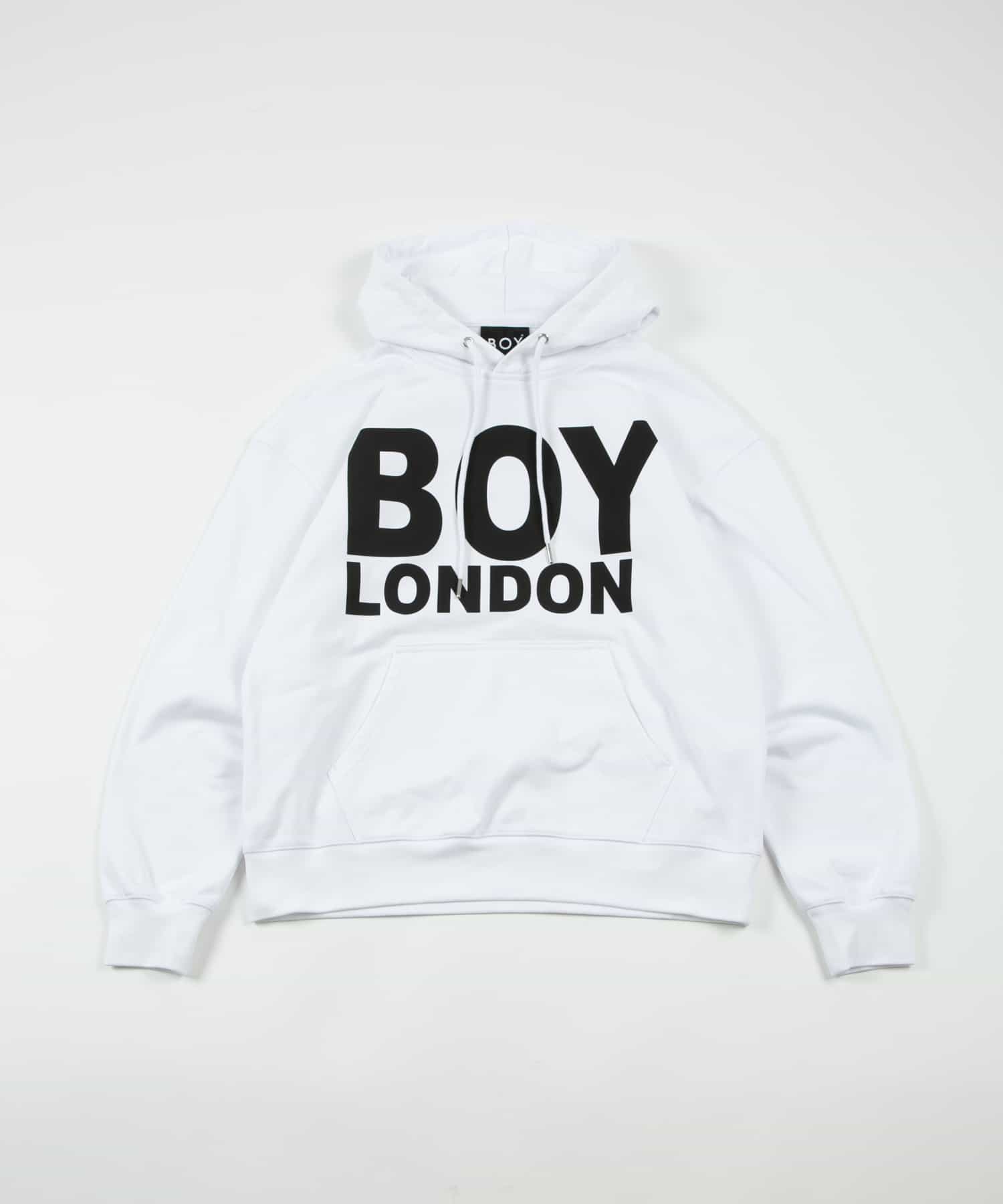 【 BOY LONDON 】BOY LONDON LOGO PARKA WHITE×BLACK