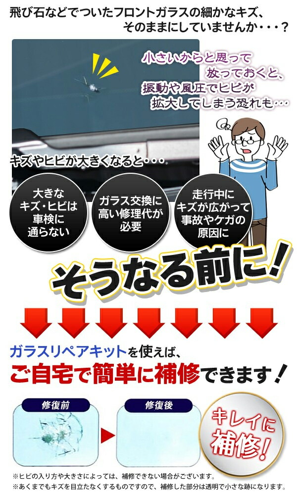 高級な 送料無料 規格内 カー用品 修復キット フロントガラス の キズ 修復 検索:車 キット 工具 修繕 補修材 メンテナンス ひび割れ  ガラス修理 送料込 フロントガラスリペアキット tuulikuautoaed.ee