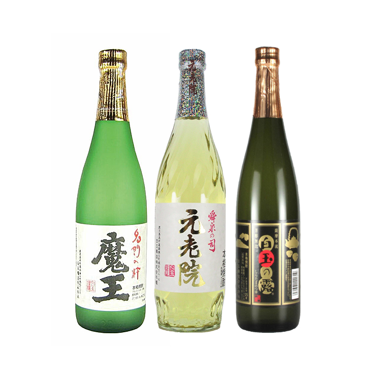 楽天市場】【送料無料】3M飲み比べ 森伊蔵・魔王・村尾 芋焼酎 25度