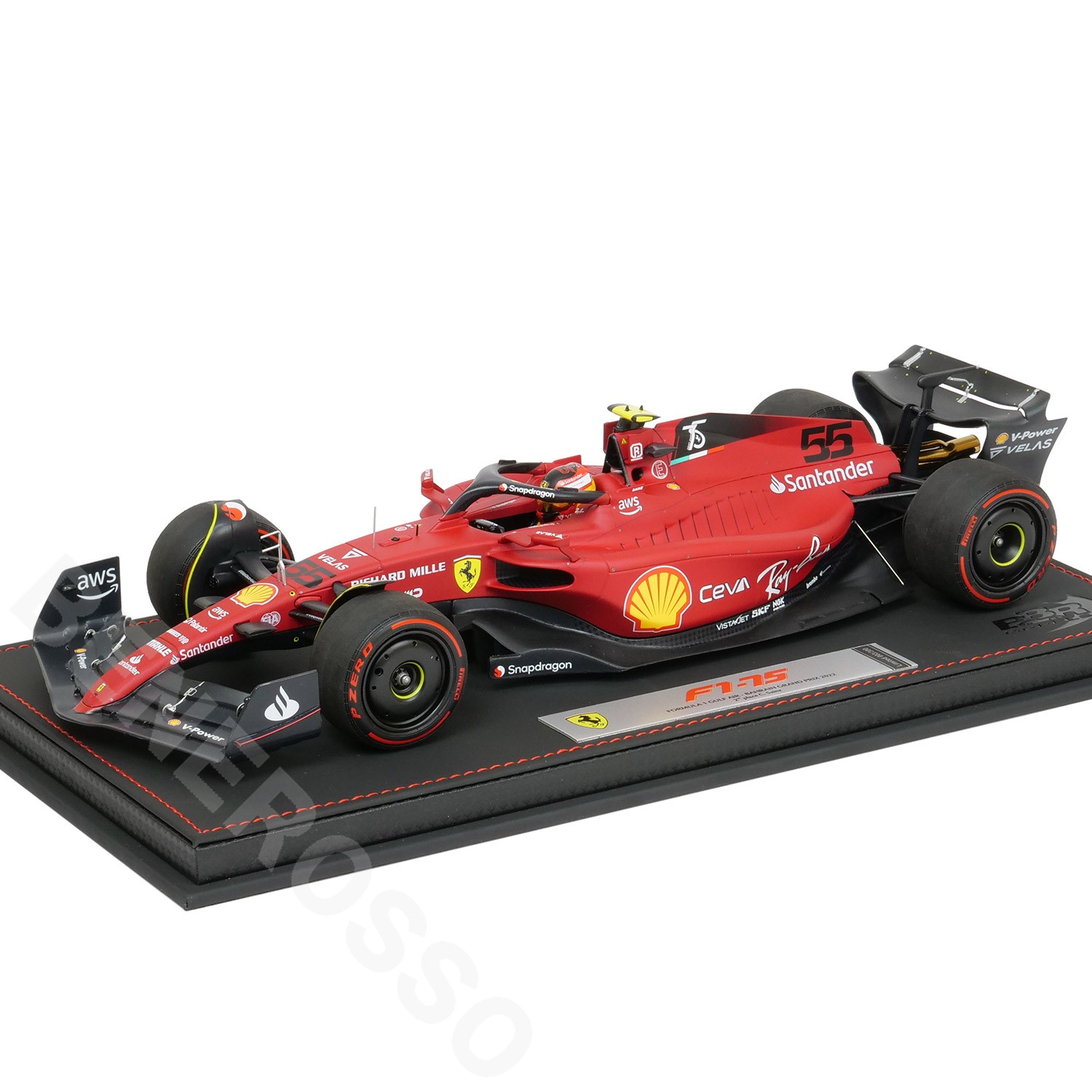 BBR MODELS 1/18スケール フェラーリ F1-75 バーレーンGP 2022 C.サインツ（ケース付）BBR221855DIE｜フェラーリ・グッズの店 BENEROSSO