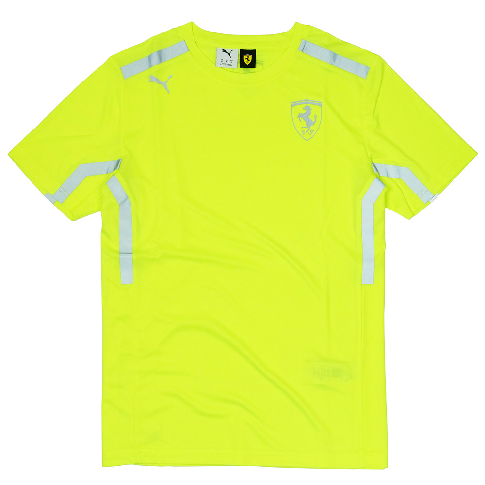 PUMA スクーデリア フェラーリ SF チーム セットアップ Tシャツ 2025 イエロー 763947-01