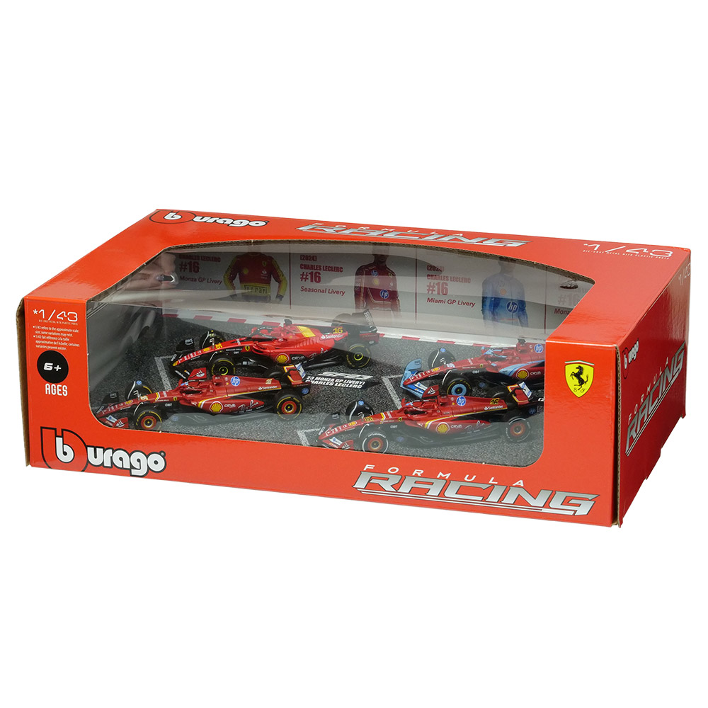 楽天市場】ブラーゴ 1/43 フェラーリ 7台セット フォーミュラ1