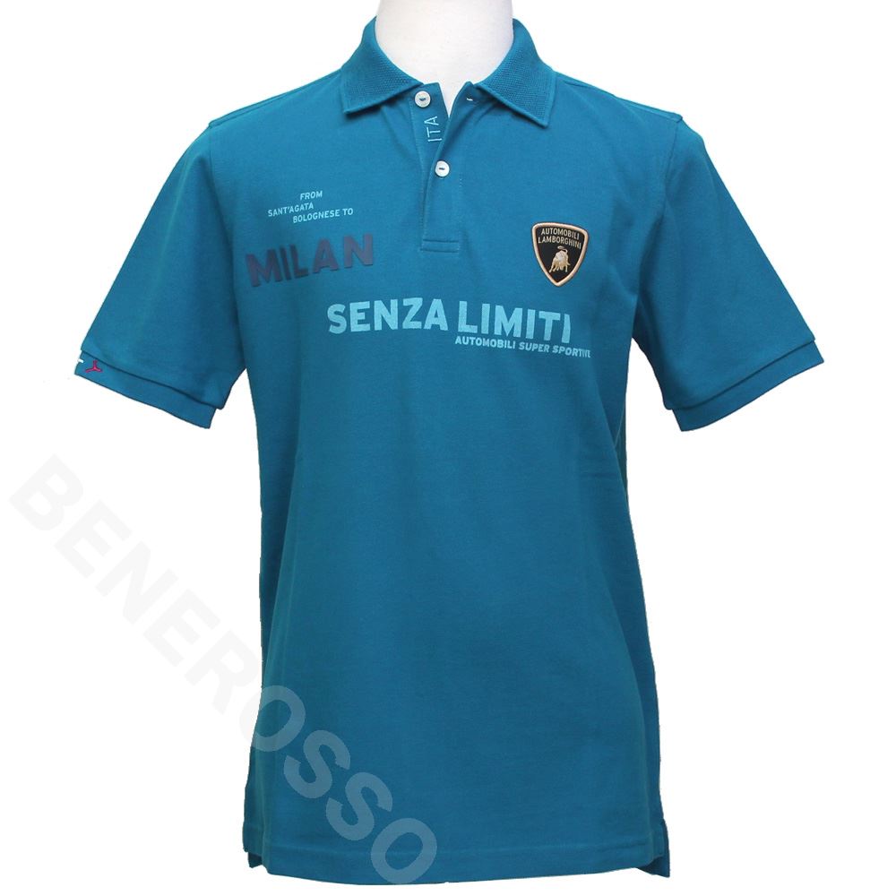 ランボルギーニ メンズ Milan ポロ オーシャンブルー 9011539CCU156