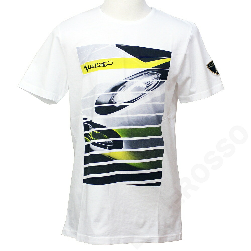 ランボルギーニ メンズ Miura プリント Tee ホワイト （Bianco Isi）9012213CCW086