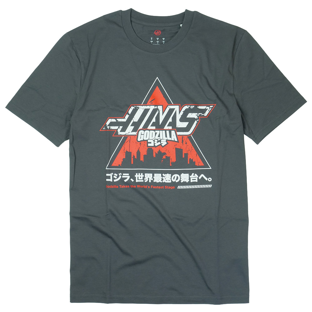 TGR ハース F1チーム x ゴジラ Godzilla TOKYO Tシャツ 2026 グレー TU17110|フェラーリ・グッズの店 BENEROSSO