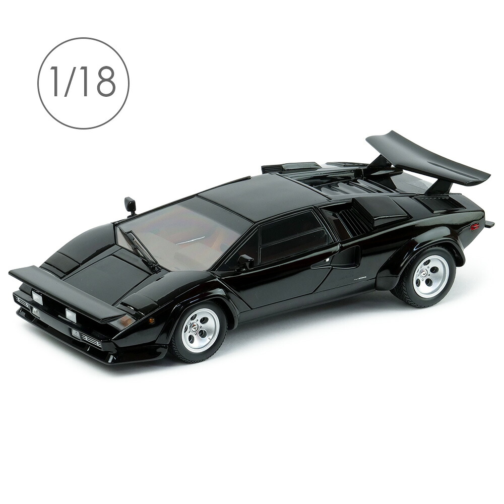 京商 1/18スケール ランボルギーニ カウンタック LP400S キャノンボール ブラック KS08320BKCR｜フェラーリ・グッズの店 BENEROSSO