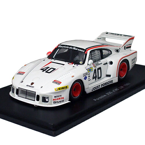 SPARK 1/43 ポルシェ 935 ルマン 1980 楽天市場】スパーク 1/43 ポルシェ 935 #40 プラクティス ル