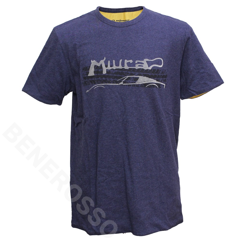 ランボルギーニ メンズ Miura リバーシブル Tシャツ ダークネイビー／アンバーゴールド 9012035CCU188