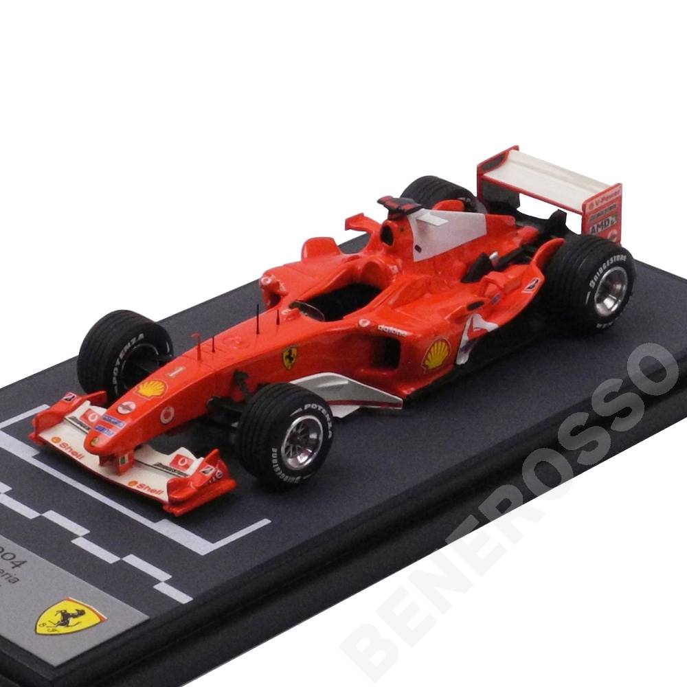 【楽天市場】BBR MODELS 1/43スケール フェラーリ F2004 M.シューマッハ バーレーンGP BG263 : フェラーリ・グッズの店  BENEROSSO