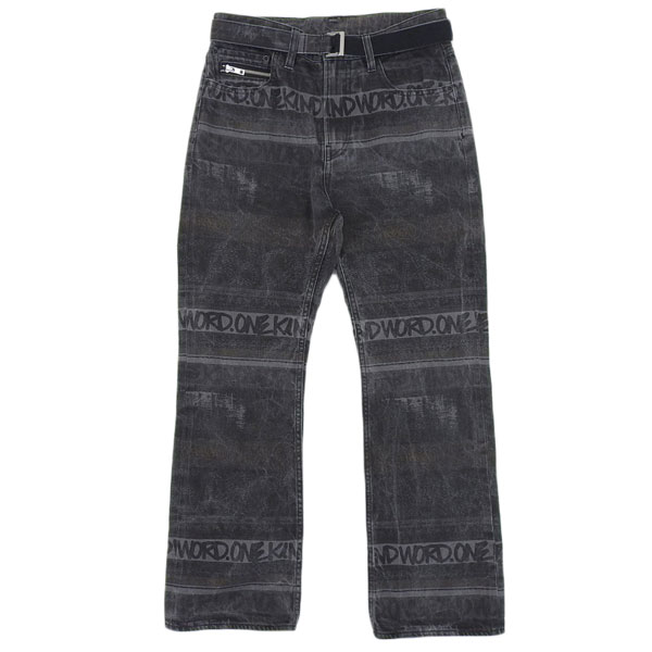 ◆美品◆ サカイ Sacai Eric HAZE エリックヘイズ コットン デニム パンツ ボトムス ブラック size1 23SS 23-02973M [Y03334]｜BRAND CLOSET