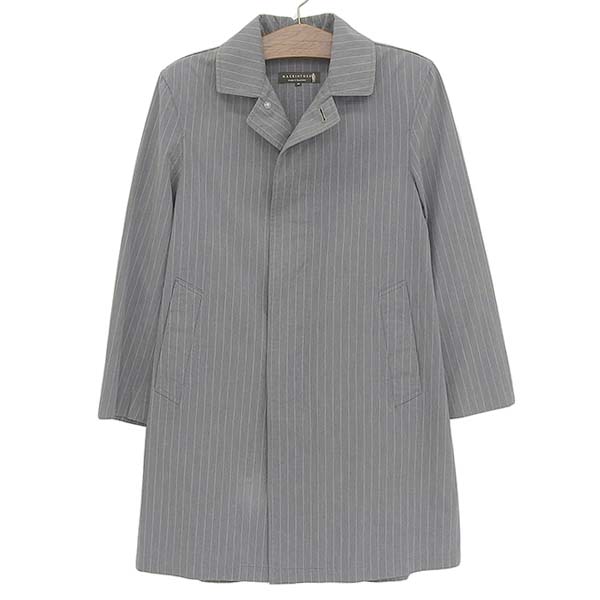 MACKINTOSH マッキントッシュ サイズ36 コットン ストライプ ステンカラーコート メンズ グレー YB0006 【中古】 楽天市場】MACKINTOSH マッキントッシュ サイズ36 コットン ストライプ