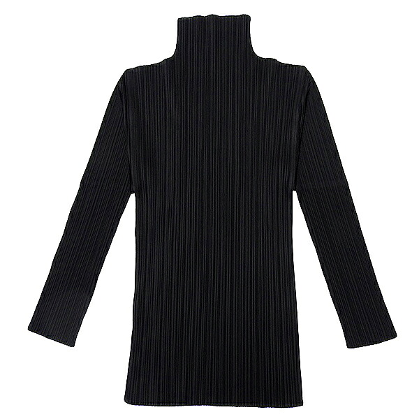 美品 PLEATS PLEASE プリーツプリーズ PP04-JK604 サイズ3 プリーツ 長袖 カットソー レディース ブラック ECO0049 【中古】|BRAND CLOSET