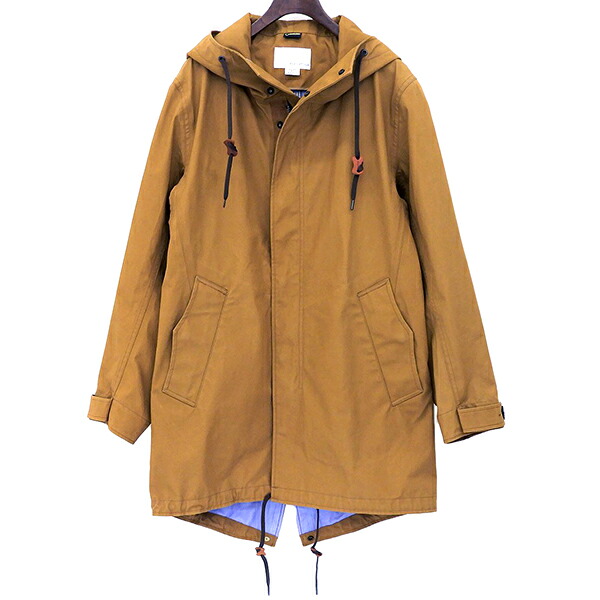 美品 nanamica ナナミカ SUBF551 サイズS 紙タグ付 コットン 定価78000円 ゴアテックス コート ジャケット メンズ キャメル ECO0071 【中古】｜BRAND CLOSET