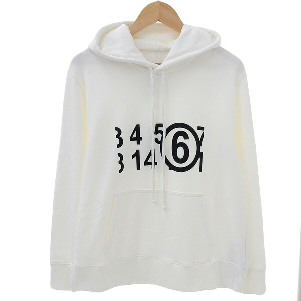メゾンマルジェラ MM6 MAISON MARGIELA エムエム6 オーバーサイズ ズームロゴ フーディ
